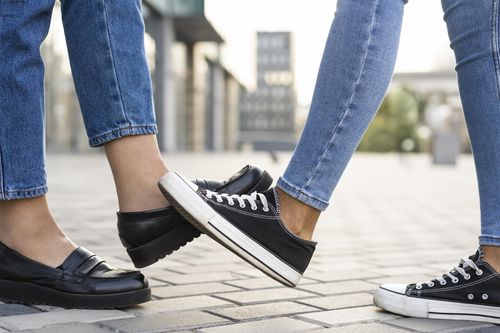 Sapatos femininos do dia a dia com plataforma 6