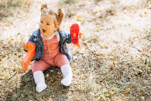 Botas infantis para meninas em pele genuína 6