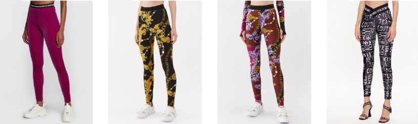 Legging feminino Versace Couture Legging feminino Versace Couture